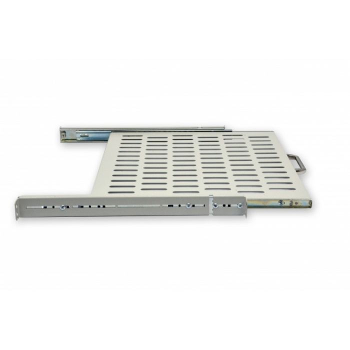 Полиця висувна 19" CMS UA-SHSL-400G 1U 400 мм, сіра
