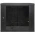 EServer 9U 600х350х503 скло, чорна Шафа