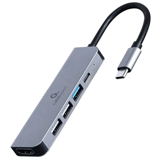 Cablexpert A-CM-COMBO5-03 USB-C 5-в-1 Док станція