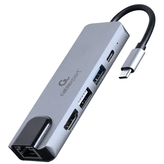 Cablexpert A-CM-COMBO5-04 USB-C 5-в-1 Док станція