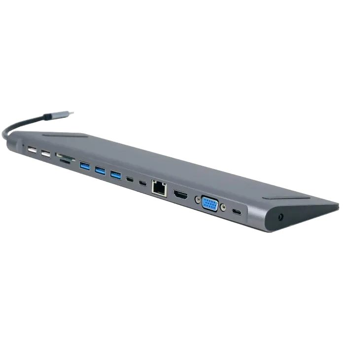 Cablexpert A-CM-COMBO9-01 USB-C 9-в-1 Док станція