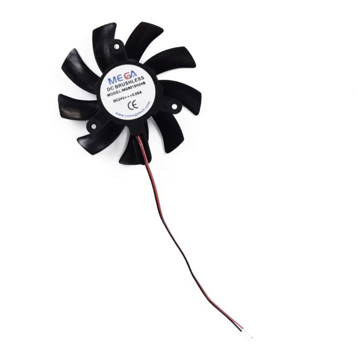 Вентилятор 24V 2-pin 80×15 мм безколекторний