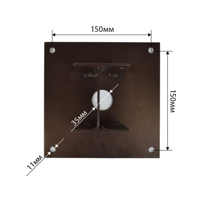 Стовп 103Р 3м для монтажу відеокамер, панелей виклику, прожекторів, клавіатур