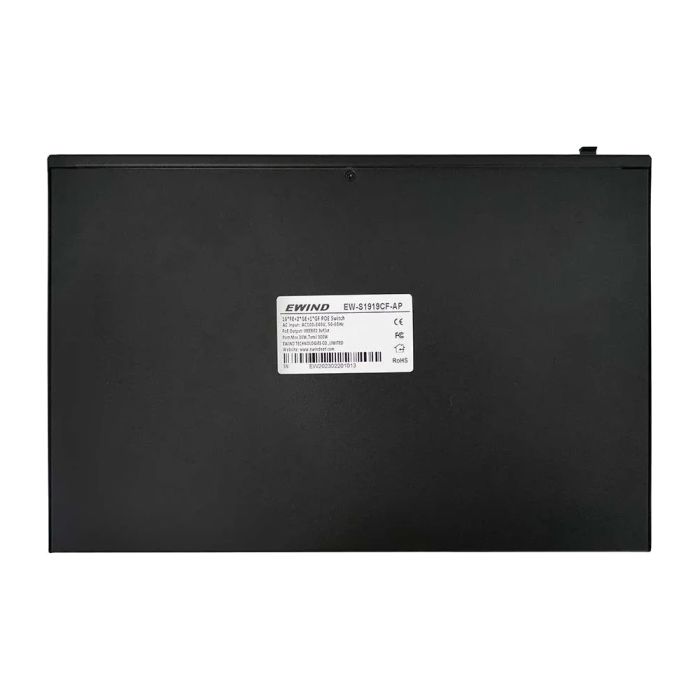Некерований 19-портовий PoE-комутатор +2*GE+1*GF Ewind EW-S1919CF-AP з 16 портами PoE
