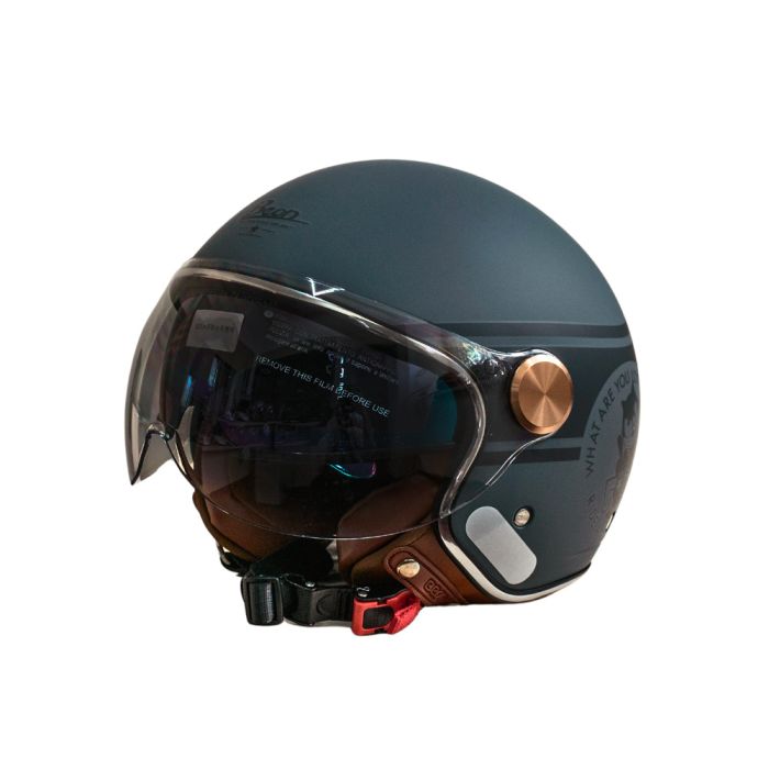 Мотошолом відкритий Beon B-120 26 MATT GREY (матовий сірий), розмір L