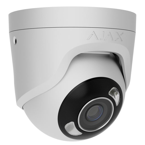 Дротова охоронна IP-камера Ajax TurretCam HL (5 Mp/2,8 mm) White (126261.197.WH1)