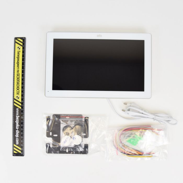 Комплект відеодомофона ATIS AD-1070FHD White + AT-400FHD Silver
