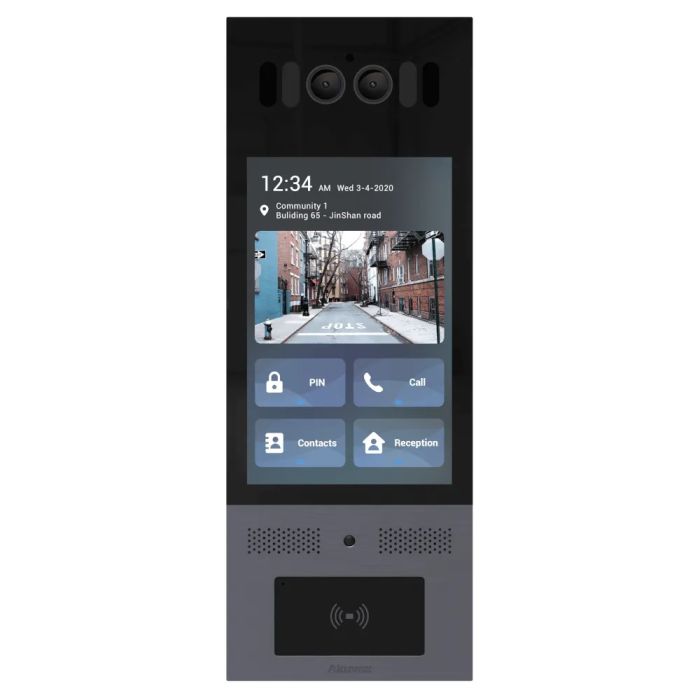 Багатоабонентна панель виклику Akuvox X915S на Android (розпізнавання обличчя, Bluetooth)