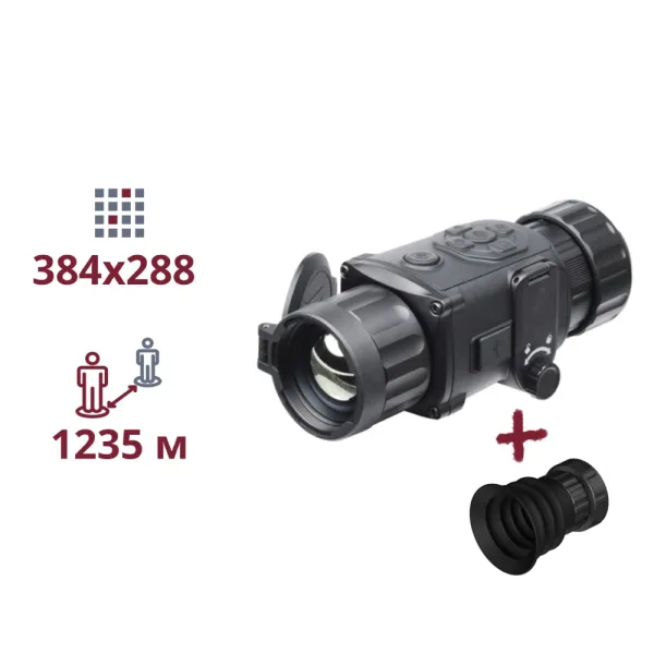 AGM Rattler TC35-384 Комплект ТЕПЛОВІЗІЙНА НАСАДКА НА ПРИЦІЛ + окуляр