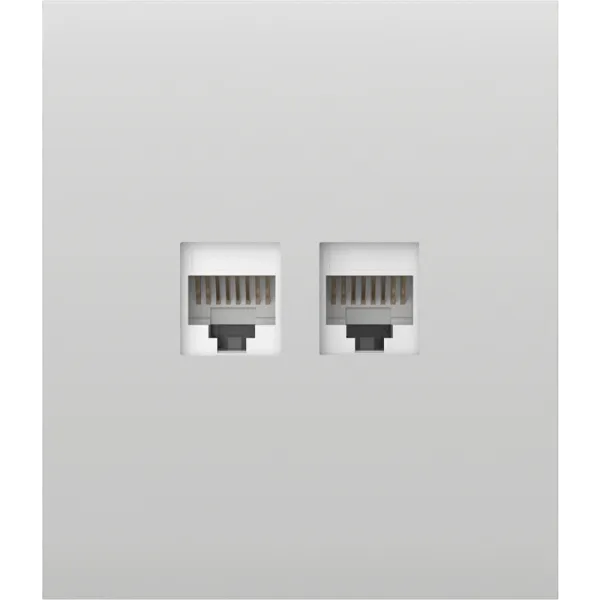 Ajax CenterCover (LAN) white Фронтальна панель