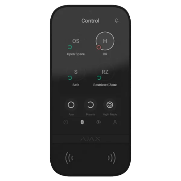 Ajax KeyPad TouchScreen (8EU) black Клавіатура