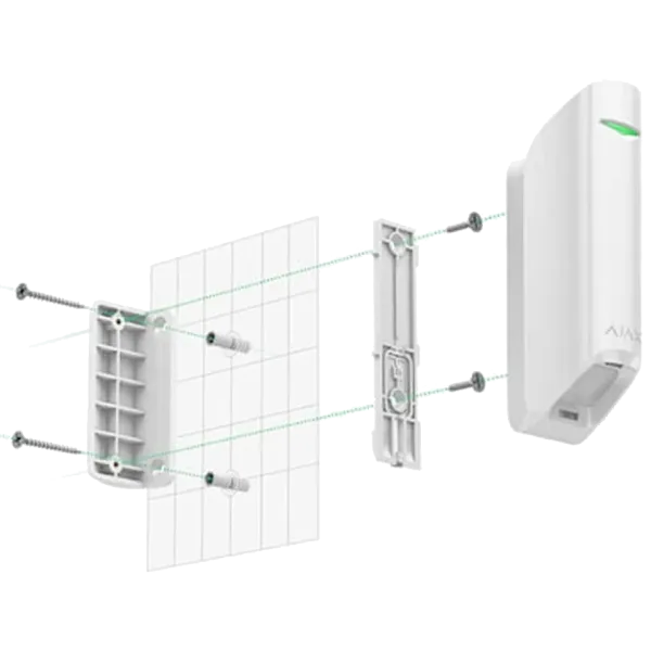 Ajax Smartbracket MotionProtect Curtain white Кріпильна панель