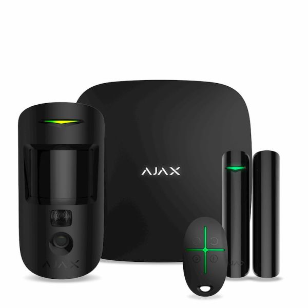Комплект охоронної сигналізації Ajax HDR StarterKit Cam Black (StarterKit Cam)