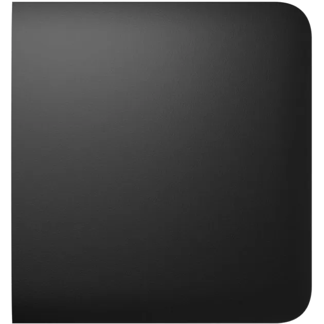 Ajax SideButton (1-gang/2-way) for LightSwitch black Бічна кнопка для одноклавішного або прохідного вимикача