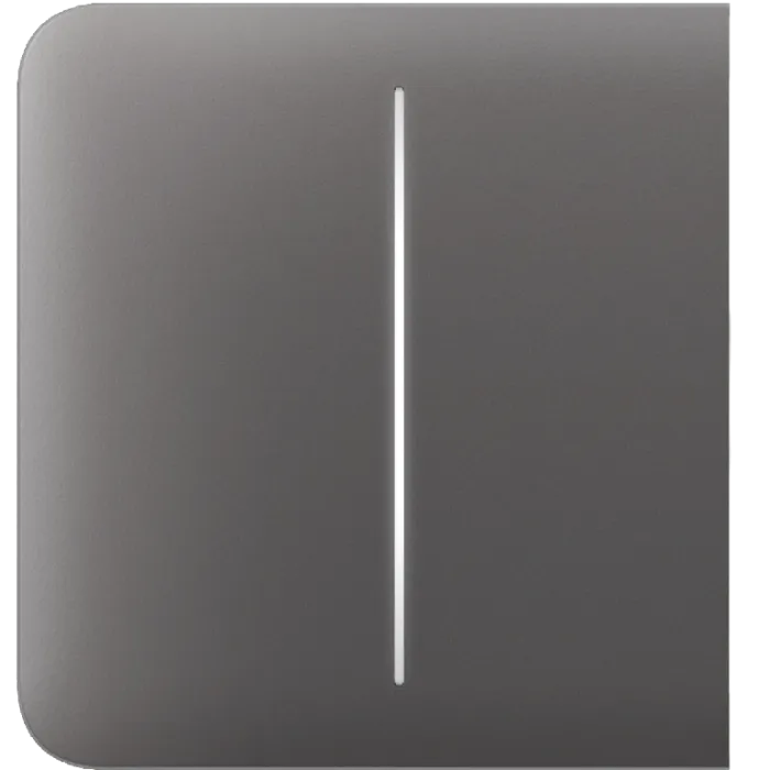 Ajax SideButton (2-gang) [55] grey Кнопка