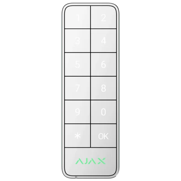 Ajax Superior Keypad Outdoor Fibra white Дротова клавіатура