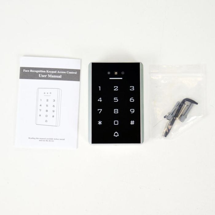 Кодова клавіатура ATIS AK-608-T з розпізнаванням облич, зчитувачем карток EM-Marine/Mifare та підтримкою Tuya Smart
