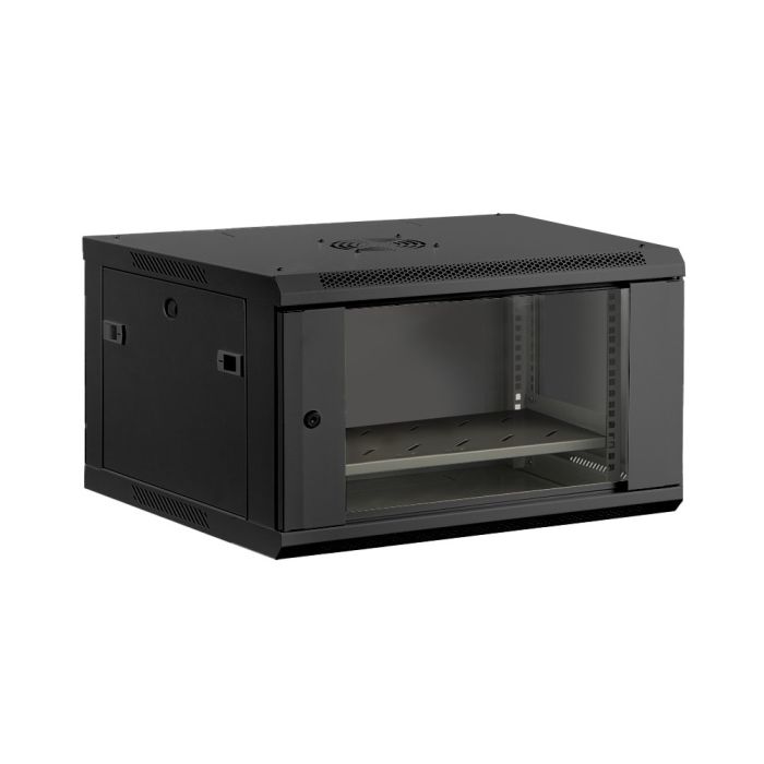 Шафа комутаційна настінна ALP-6406-B 600*450*370（6U） чорна
