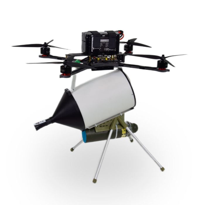FPV Дрон 10 дюймів «Амага 10-О15» на оптоволокні 20 км, з денною камерою, кодифіковано