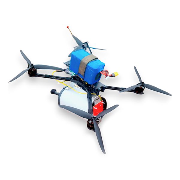 FPV Дрон 10 дюймів «Амага 10 оптика» на оптоволокні 10 км, з денною камерою, кодифіковано