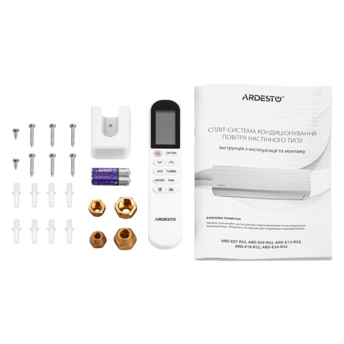 Кондиціонер Ardesto ARD-E09-R32 On/Off до 25 м2