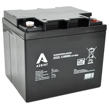 AZBIST Super GEL ASGEL-12400M6 12V 40Ah Акумуляторна батарея
