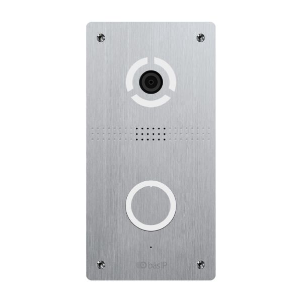 IP панель виклику Bas-IP AV-04FDI silver для IP-домофонів