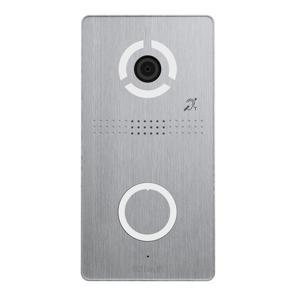 IP панель виклику Bas-IP AV-04SDI silver для IP-домофонів
