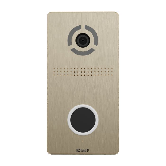 IP панель виклику Bas-IP AV-05SD gold з безконтактною кнопокою виклику