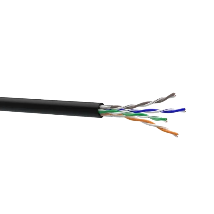 Кабель Cat. 5e U/UTP 4x2x24 AWG PE (К)(70910031) бухта 500м. мідь зовнішній ЗЗКМ