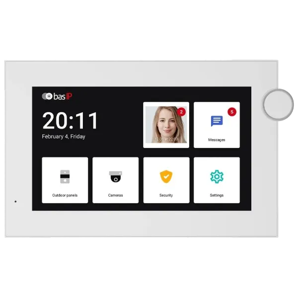 Bas-IP AZ-07LF white Android 7" Wi-Fi Відеодомофон