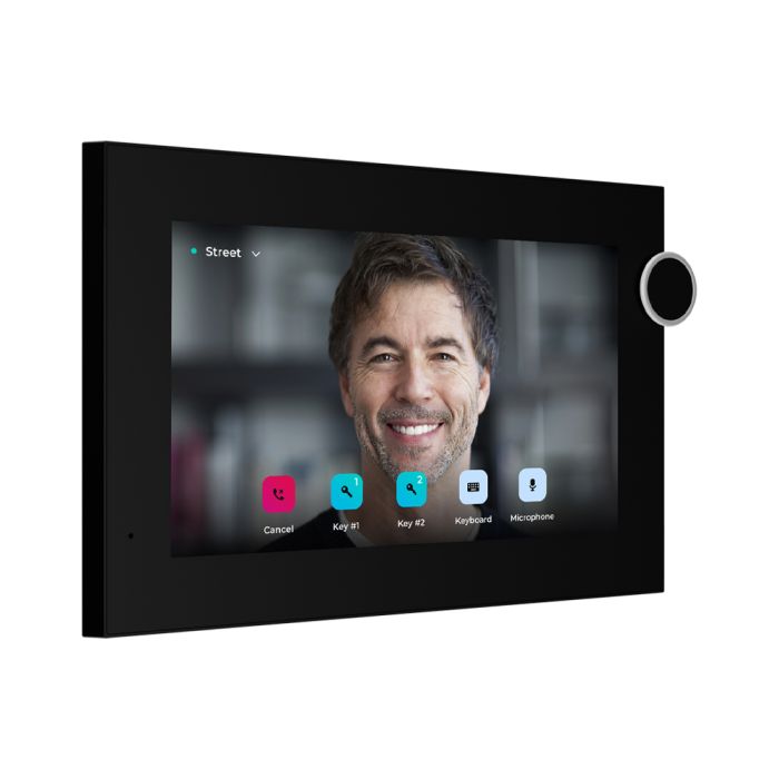 IP-відеодомофон Bas-IP AZ-07LL Linux 7" black з можливістю горизонтального та вертикального монтажу