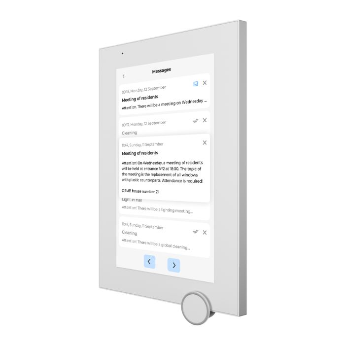 IP-комплект домофону Bas-IP BAS KIT AV-06 black + AZ07LL white