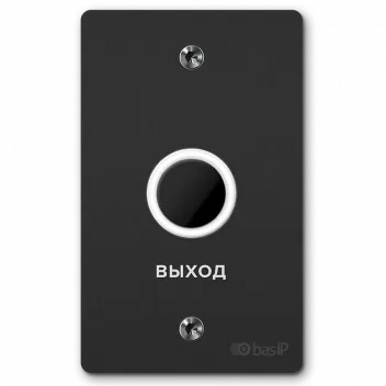 BAS-IP SH-45TU black Безконтактна кнопка виходу