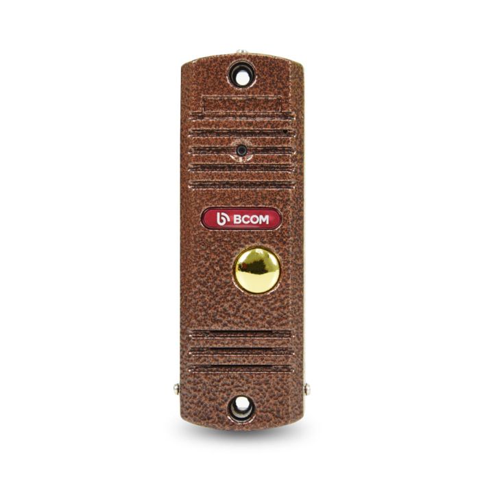 Комплект відеодомофона BCOM BD-710C Kit: відеодомофон 7" white та відеопанель copper