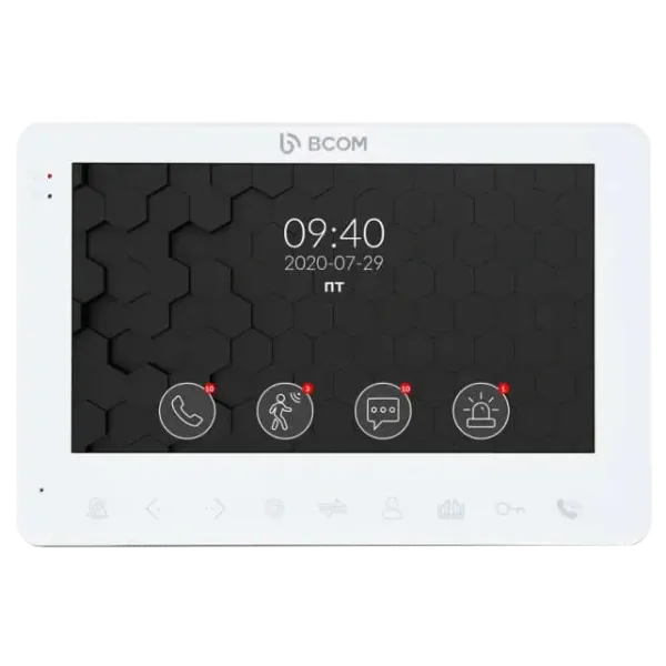 BCOM BD-780FHD White Відеодомофон