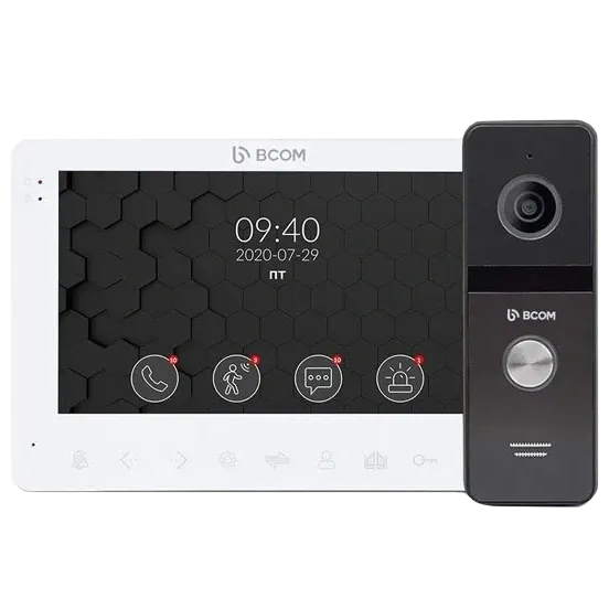 BCOM BD-780FHD White Kit Комплект відеодомофона