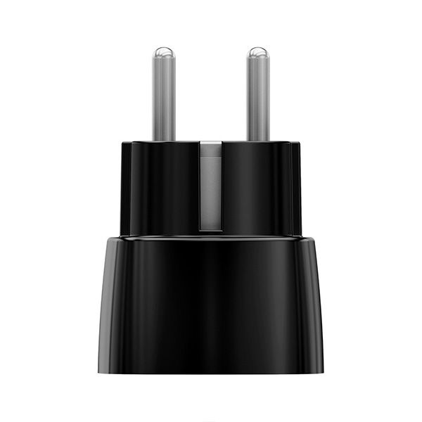 Радіокерована розумна розетка Ajax Socket black з лічильником енергоспоживання