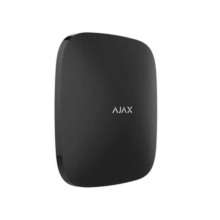 Інтелектуальна централь Ajax Hub 2 Plus (8EU/ECG) UA black з підтримкою 2 SIM-карт, LTE і Wi-Fi, підтримкою датчиків з фотофіксацією тривог