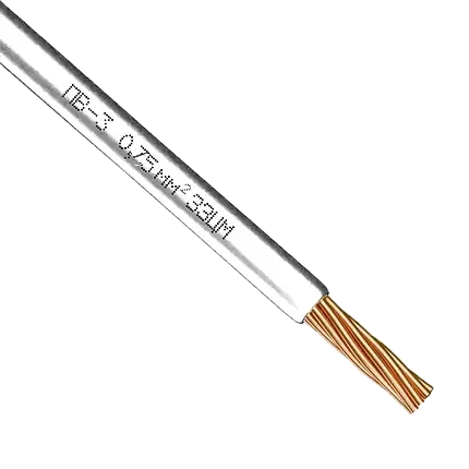 ПВ-3 0,75 Провід силовий мідь внутрішній ЗЗКМ