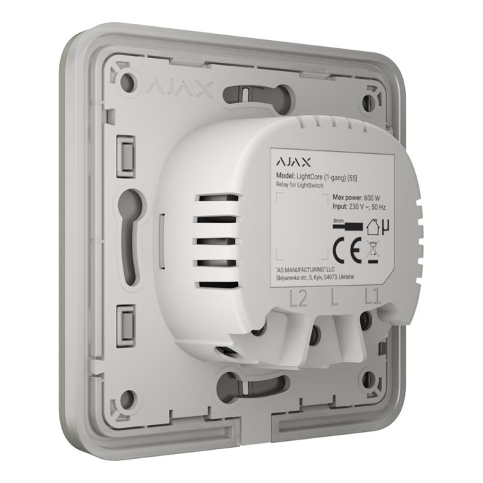 Вимикач Ajax LightSwitch 2-way Olive прохідний