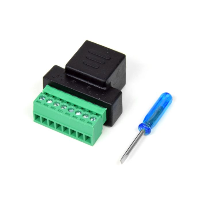 Конектор RJ45 під затискач (female)