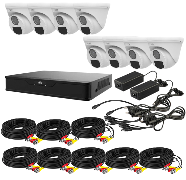 Комплект відеоспостереження Uniview AHD 8DOME