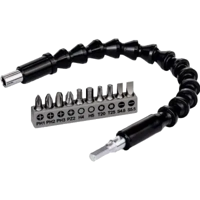 Bosch (2.608.522.377) Набір біт 10 шт + гнучкий подовжувач 300 ММ