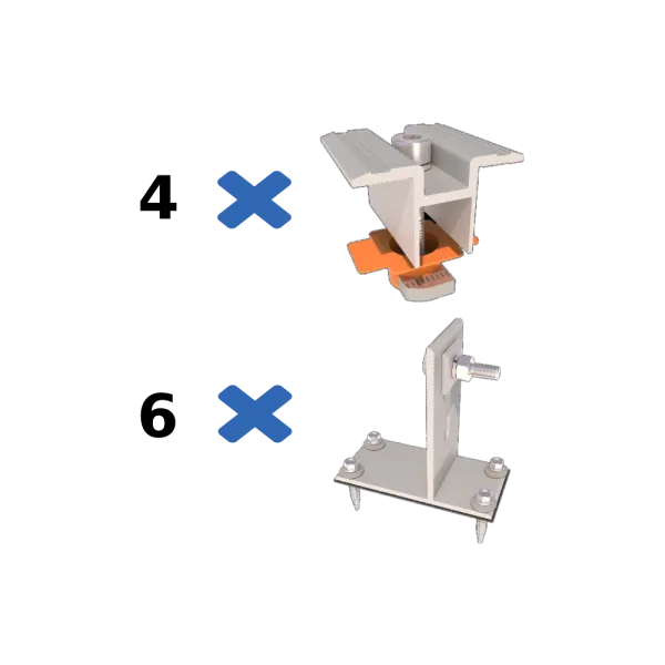 Bitum IV до бітумної черепиці Комплект кріплень Kritper