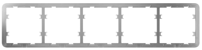 Рамка для 5-х вимикачів/розеток Ajax Frame (5 seats)
