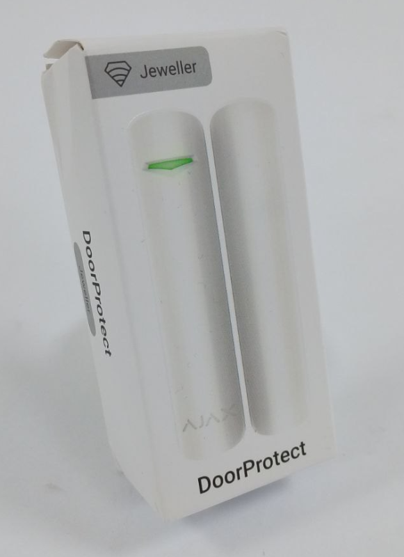 (Уцінка) Бездротовий датчик відкриття дверей/вікна Ajax DoorProtect White