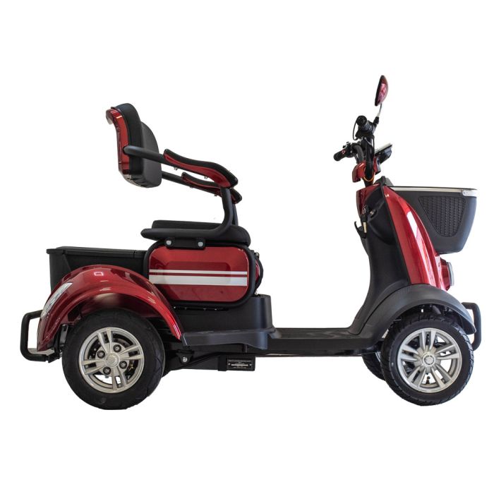 Електроскутер BOOM S2 червоний 1000W 60V20AH для людей похилого віку та людей з особливими потребами