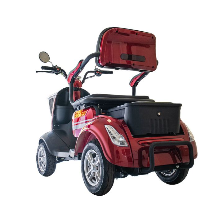 Електроскутер BOOM S2 червоний 1000W 60V20AH для людей похилого віку та людей з особливими потребами