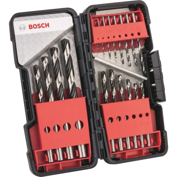 Bosch HSS PointTeQ 18 штук Набір свердел для металу
